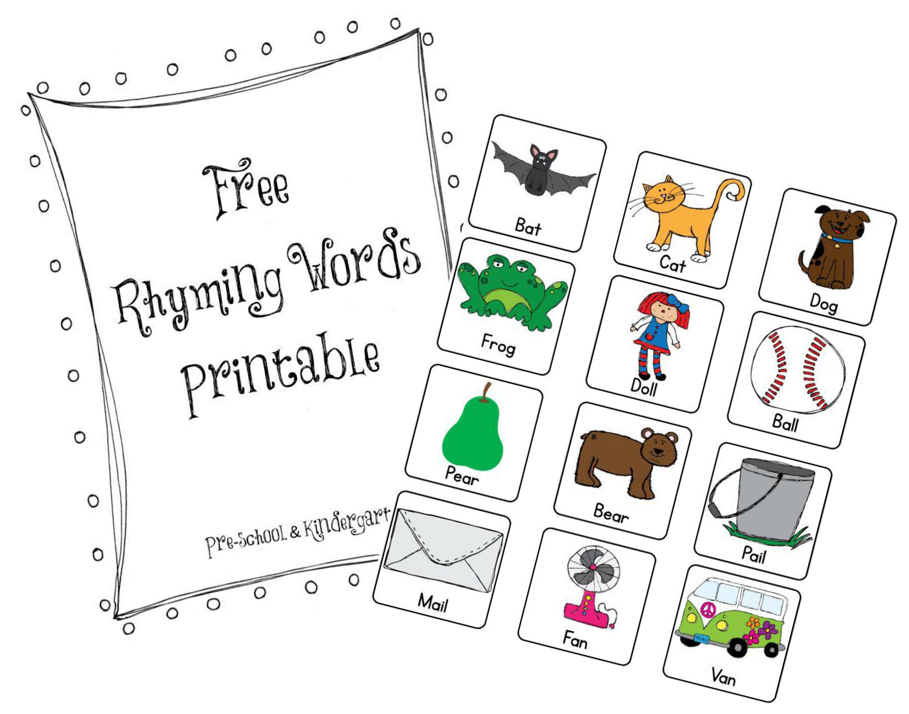 rhyming words | As They Grow Up