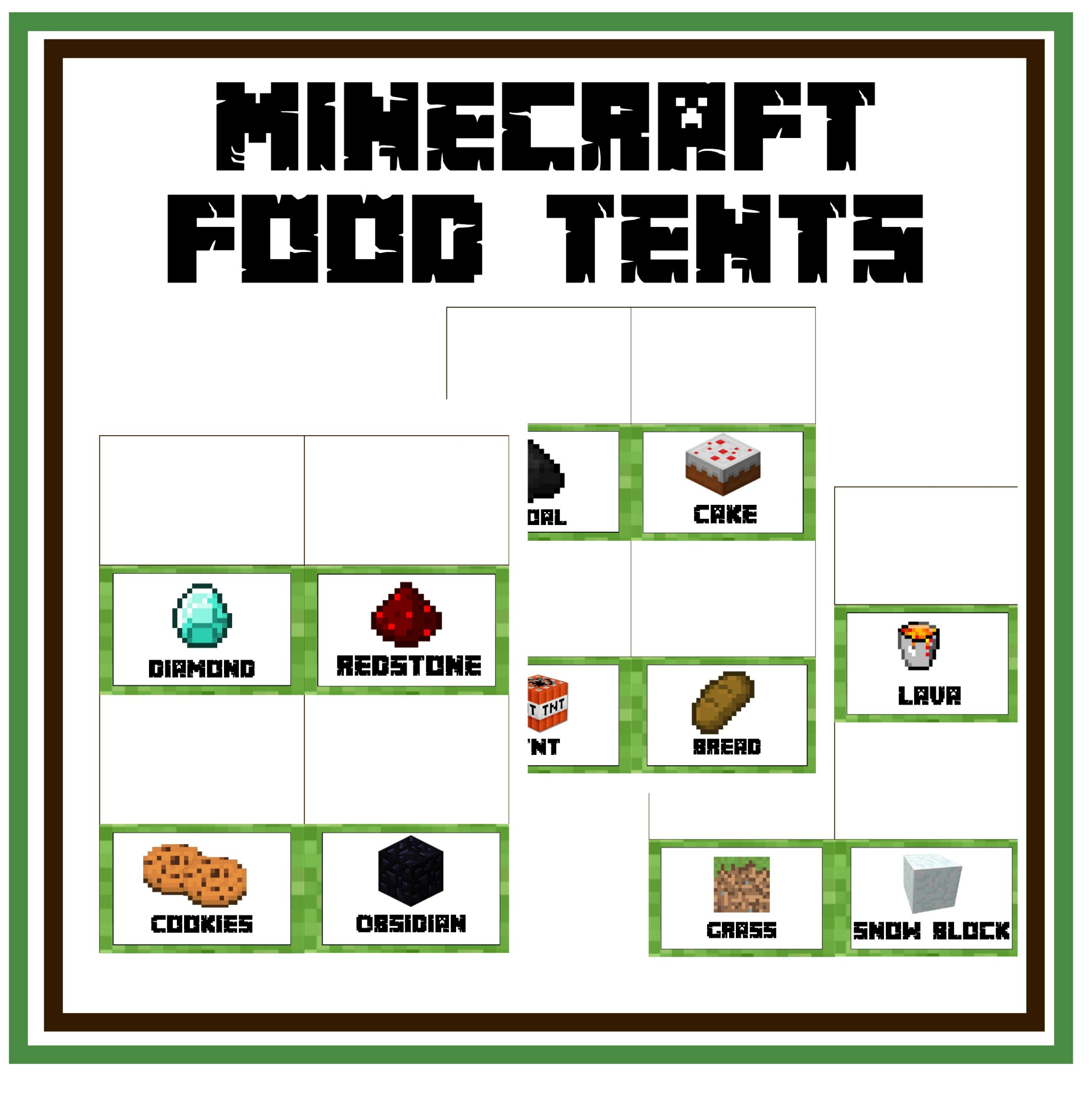 Minecraft Food Tents As They Grow Up minecraft-food-tents-as-they-grow-up