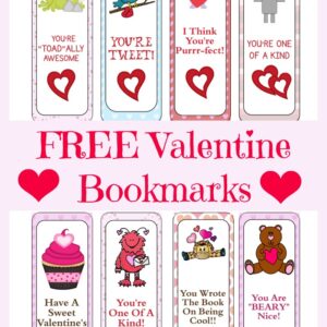 Valentine's Day Bookmarks