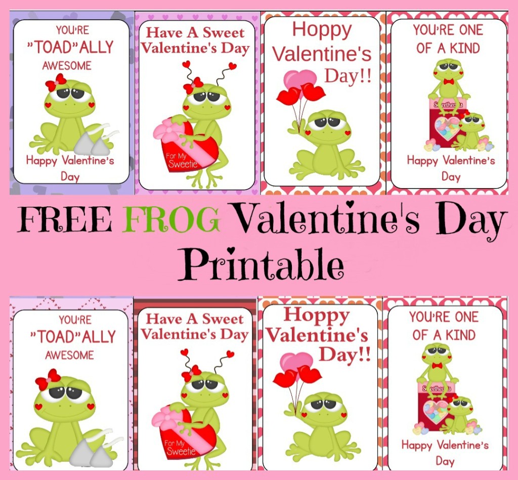 FREE FROG VALENTINE DAY PRINTABLE