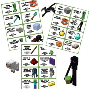 Minecraft Valentine's Day Cards