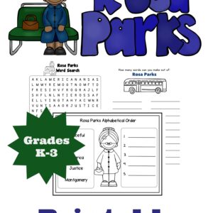 Rosa Parks Printable