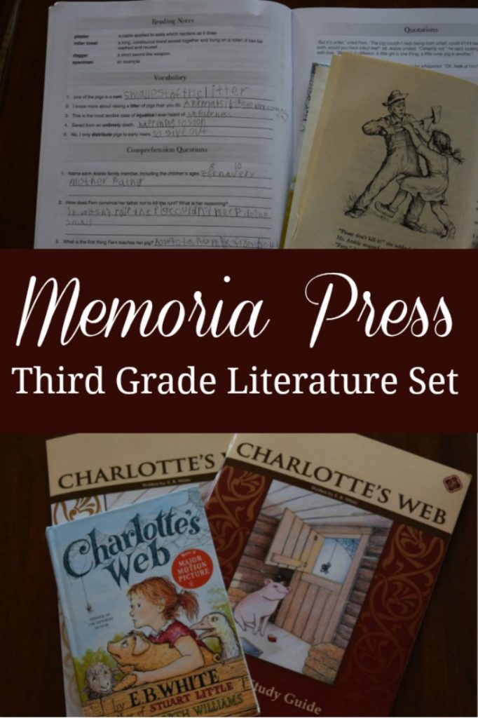 Memoria Press Third Grade Literature Set