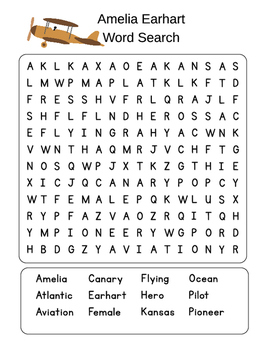 Amelia Earhart Printable - Grades K-3 - Image 5