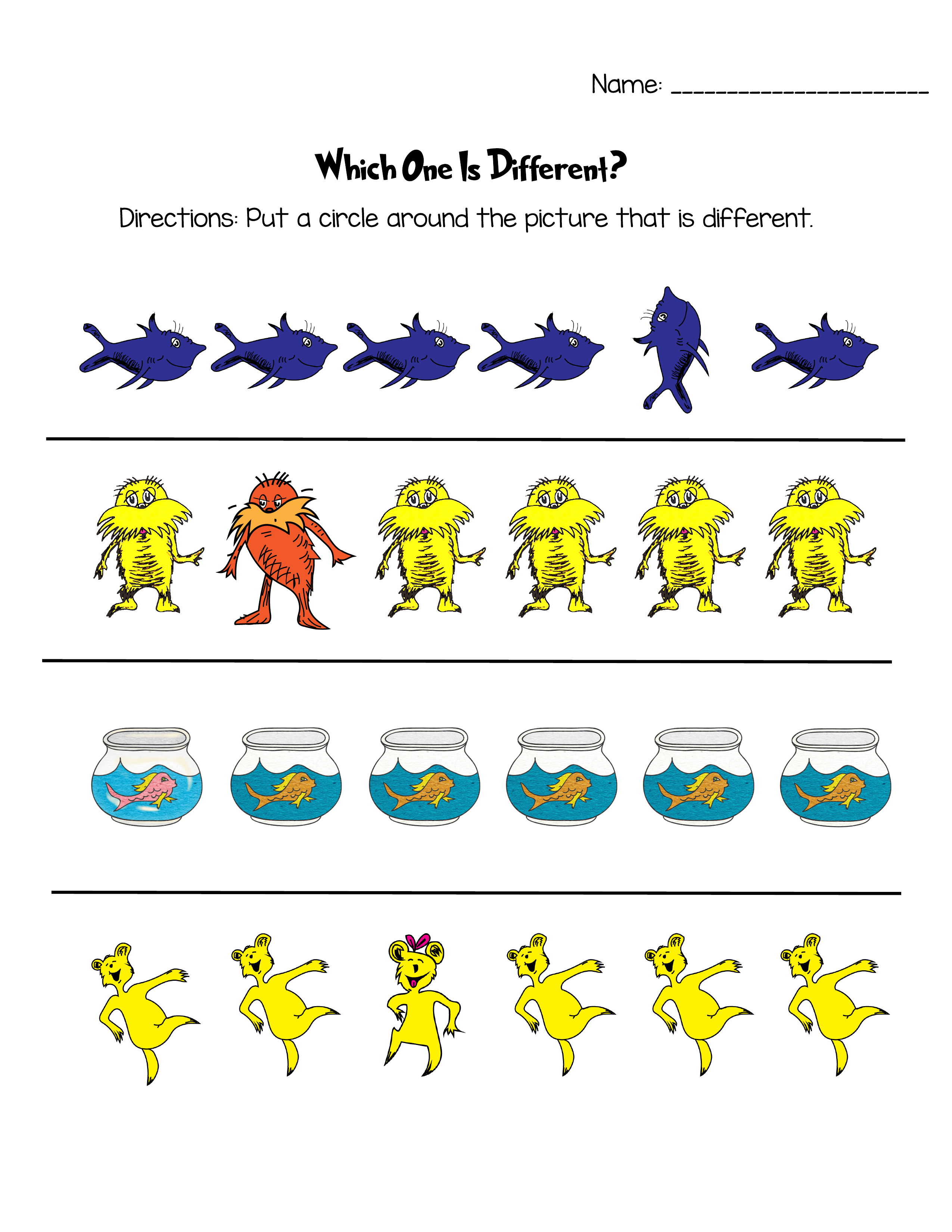 Dr. Seuss Printable Pack - Image 3